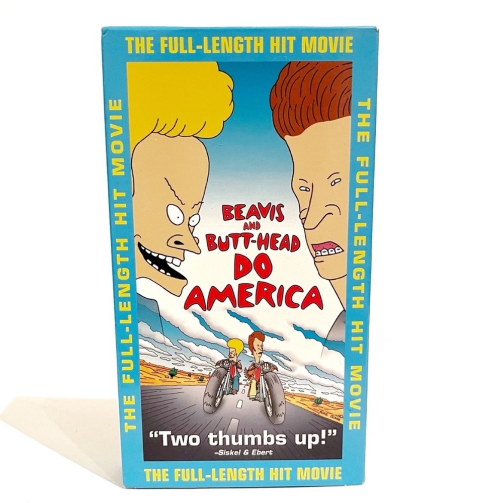 Vintage Beavis and Butthead Do America VHS Tape The Full Hit Movie Film Comedy
